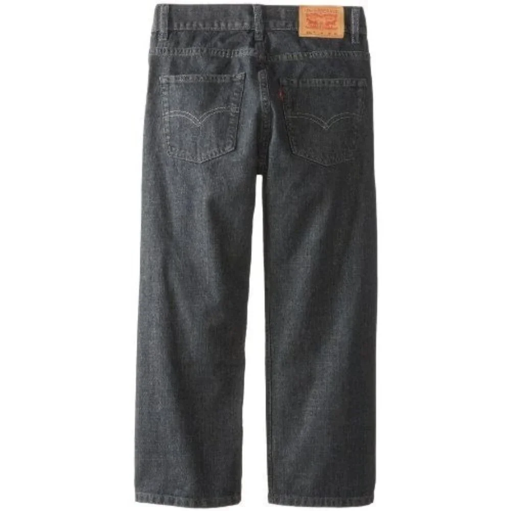 Levis 550 Relaxed Fit Jean Tapered Leg Humboldt Boys 10‎ Husky 30x26 Young Mens